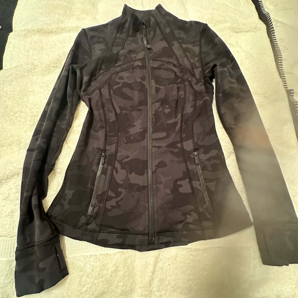 lululemon athletica Black Camouflage Utility Jacket